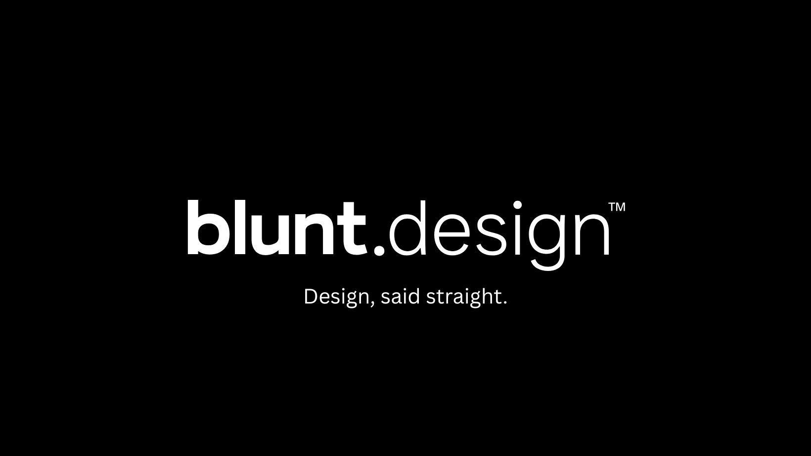 Stinct Design Blunt Design | Custom Logo Design for Startups & Founders | £150